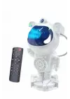 Gece Lambası Astronot Bluetooth Hoparlörlü Galaksi Işık Projektörü