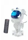 Gece Lambası Astronot Bluetooth Hoparlörlü Galaksi Işık Projektörü