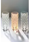 Gece Lambası Kristal Lamba Dokunmatik Şarjlı Hediyelik