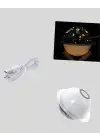 Gece Lambası Özellikli Taşınabilir Nemlendirici Ve Aromaterapi Cihazı Usb Girişli