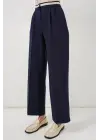 Geniş Paça Kumaş Pantolon 30088 - Lacivert