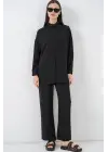 Gömlek Pantolon İkili Takım 30063 - Siyah