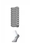 Omarı Invisible Grey Mens Socks 9-Pack