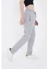 Omarı Rahat Kesim Gri Eşofman Pantolon
