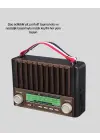 Güneş Enerjili Taşınabilir Radyo Ve Bluetooth Hoparlör Çok Fonksiyonlu