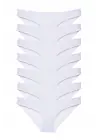 Omarı Süper Eko Set Beyaz Kadın Slip Külot