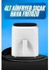 Hava Fritözü 4l Airfryer Pratik Uzun Ömürlü Yağsız Pişirme Taşınabilir