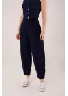 Havuç Kesim Lacivert Pantolon