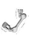 Her Yere Dönebilen Tasarruflu Mutfak Musluk Başlığı Ucu Musluk Ucu Oynar Başlıklı