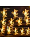 Hilal ve 3 Mini Yıldız Şekilli 3.5 Metre USB LED Işık – 20 LED’li Dekoratif Ramazan Dekorasyonu ve Ortam Aydınlatması hakkında ürün açıklaması