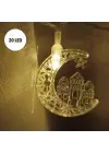 Hilal ve Cami Şekilli 3.5 Metre USB LED Işık – 20 LED’li Dekoratif Ramazan Dekorasyonu ve Ortam Aydınlatması