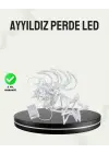 İç Ve Dış Mekan Uyumlu Pilli Yıldız Ay Peri Led Perde