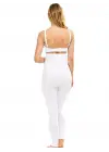 Omarı Rahat ve Şık Uzun Hamile Tayt White
