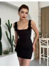 Omarı Zarif Mini Elbise Modeli