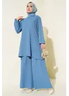 İndigo Tunik Pantolon Alt Üst Takım 6663