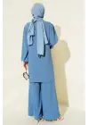 İndigo Tunik Pantolon Alt Üst Takım 6663