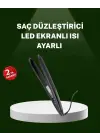 Isı Ayarlı 2025 Titanyum Kaplama Seramik Plakalı Saç Düzleştirici A Kalite Orijinal