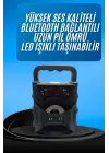 Işıklı Bluetooth Hoparlör Ses Bombası Taşınabilir Yüksek Ses Kaliteli Radyo Özelliği
