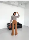 Omarı Rahat ve Şık İspanyol Paça Pantolon
