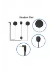 Jack Girişli 3.5mm İntercom Kulaklığı Bt31,bt22,bt35 Uyumlu Motorsiklet Kask Yedek Mikrofon