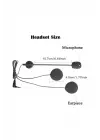 Jack Girişli 3.5mm İntercom Kulaklığı Bt31,bt22,bt35 Uyumlu Motorsiklet Kask Yedek Mikrofon