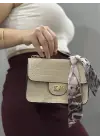 Omarı Elegan Vizon Cilt Çanta