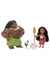 JKP 237556 Disney Moana - 15 cm Maui & Moana ve Arkadaşları  Set