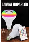 Kablosuz Bluetooth Hoparlör Led Lamba