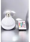 Kablosuz Bluetooth Hoparlör Led Lamba