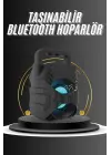 Kablosuz Bluetooth Hoparlör Ses Bombası Rgb Işıklı Taşınabilir Yüksek Ses Kaliteli