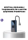 Kablosuz Dijital Lastik Şişirme Pompası Led Işıklı 80w