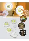 Kablosuz Gün Işığı 3’lü Led Spot Lamba Kumandalı