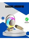 Kablosuz Mikrofonlu Astronot Tasarım Bluetooth Speaker Karaoke