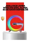 Kablosuz Şarjlı Atmosfer Lambası Bluetooth Hoparlör Ve Akıllı Alarm Özellikli