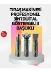 Kablosuz Şarjlı Çok Amaçlı Tıraş Makinesi