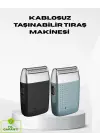 Kablosuz Şarjlı Sakal Tıraş Makinesi – Kuru Kullanım, Uzun Pil Ömrü