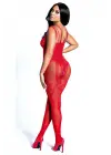 Omarı Fantezi Babydoll Vücut Çorabı - Kırmızı