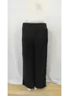 Omarı Rahat Kadın Beli Lastikli Krep Pantolon