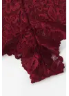 Omarı Özel Tasarım Kadın Bordo Sütyen Külot Takımı