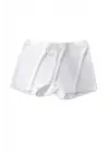 Kadın Dikişsiz Görünmez İz Yapmaz Mini Şort Boxer Beyaz