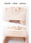 Kadın Dikişsiz Görünmez İz Yapmaz Mini Şort Boxer Siyah