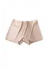 Kadın Dikişsiz Görünmez İz Yapmaz Mini Şort Boxer Ten