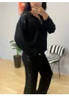 Kadın Iki Iplik Kumaş Pul Ve Fermuar Detaylı Ikili Takım