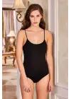 Kadın Kancalı Çıtçıtlı Body İp Askı Siyah 2082B