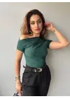 Omarı Rahat ve Şık Düşük Omuz Bluz