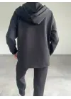 Kadın Kapüşonlu V Yaka Eşofman Takımı