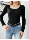 Kadın Uzun Kollu Kaşkorse Bluz