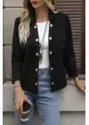Modern Düğmeli   Dalgıç Ceket