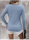 Kadın Uzun Kollu V Yakalı Kaşkorse Bluz