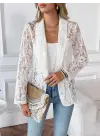 Zarif Dantelli Kadın Ceket